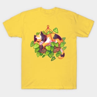 Cat and plants T-Shirt